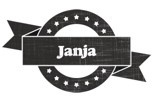 Janja grunge logo
