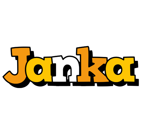 Janka cartoon logo