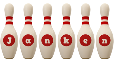 Janken bowling-pin logo