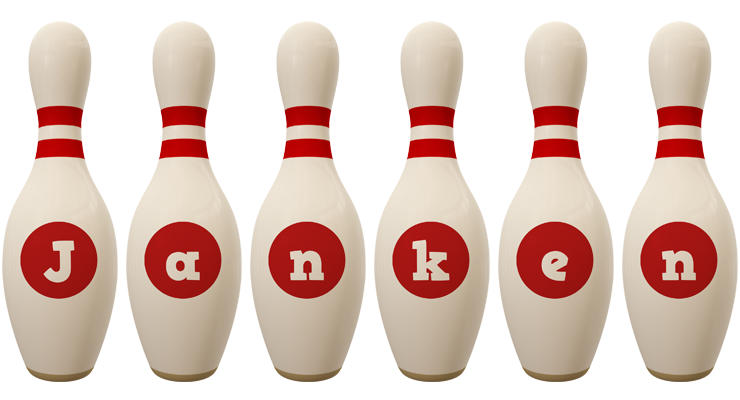 Janken bowling-pin logo