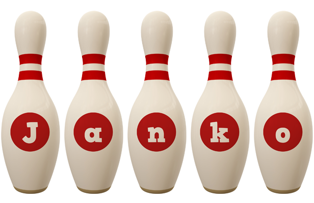 Janko bowling-pin logo