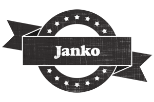 Janko grunge logo