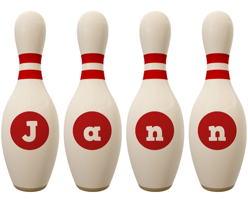 Jann bowling-pin logo