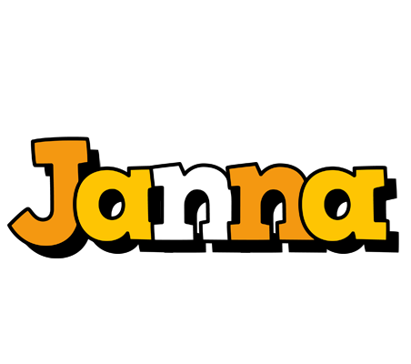 Janna cartoon logo