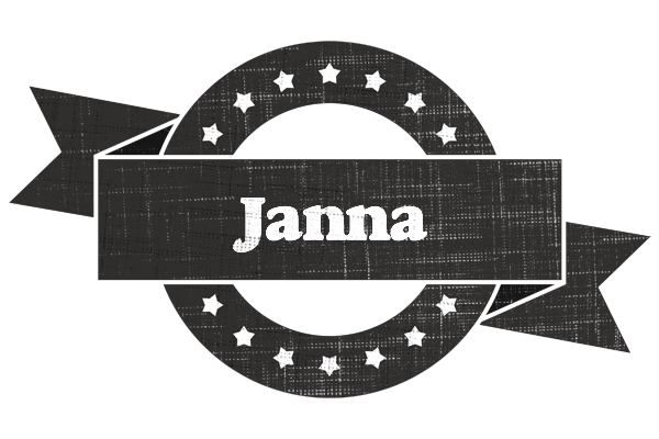 Janna grunge logo