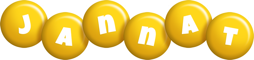 Jannat candy-yellow logo