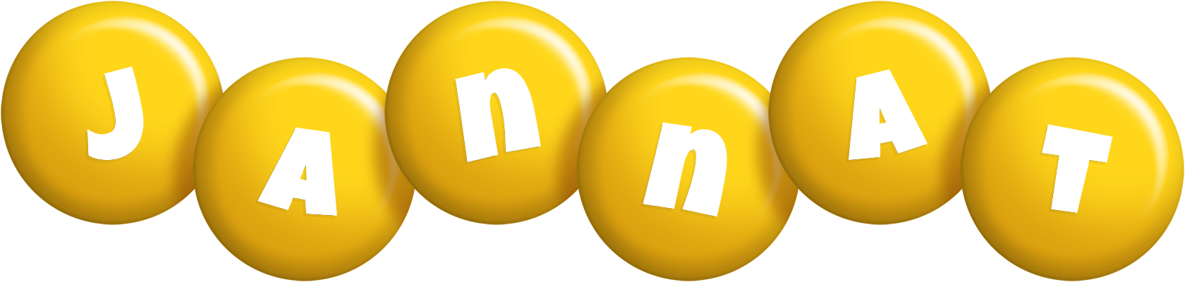 Jannat candy-yellow logo