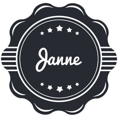 Janne badge logo