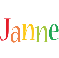 Janne birthday logo