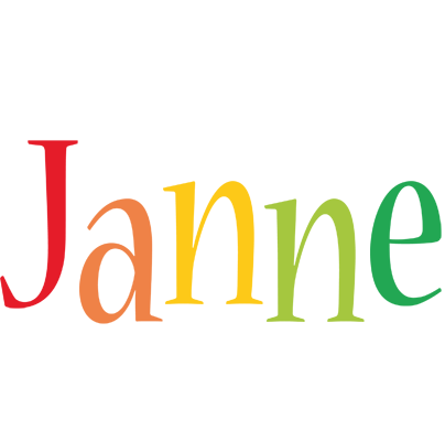Janne birthday logo