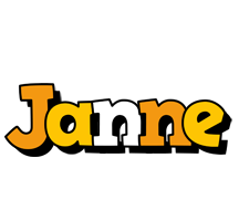 Janne cartoon logo