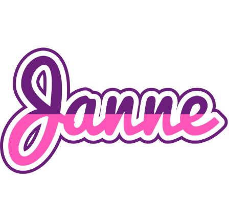 Janne cheerful logo