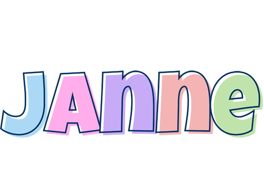 Janne pastel logo