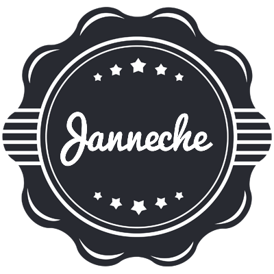 Janneche badge logo