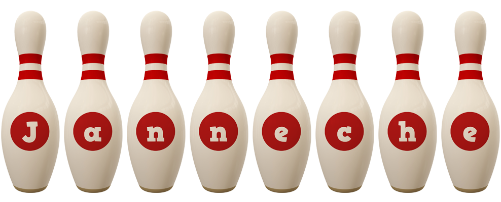 Janneche bowling-pin logo
