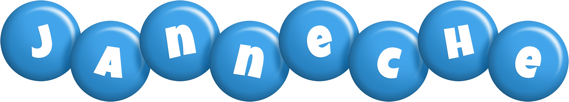 Janneche candy-blue logo
