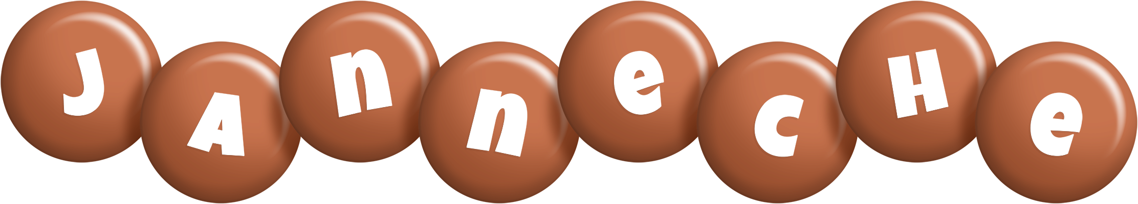 Janneche candy-brown logo