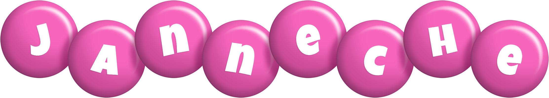 Janneche candy-pink logo