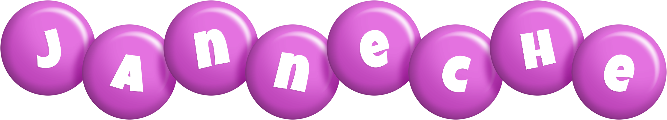 Janneche candy-purple logo