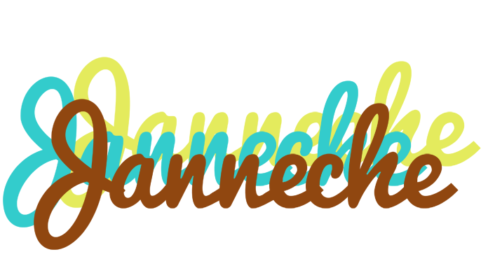 Janneche cupcake logo