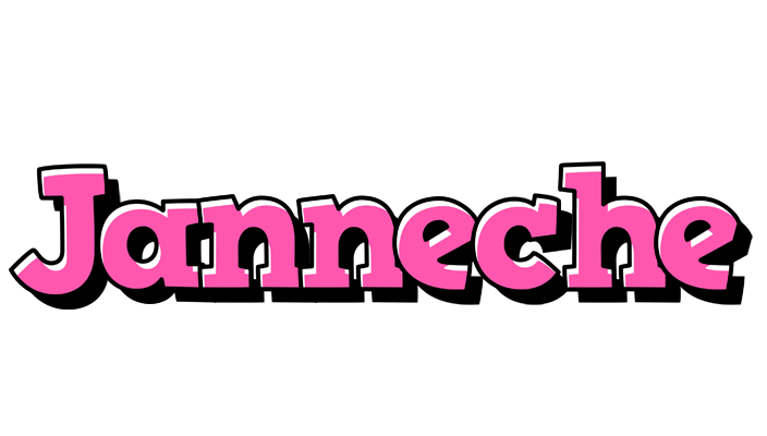 Janneche girlish logo
