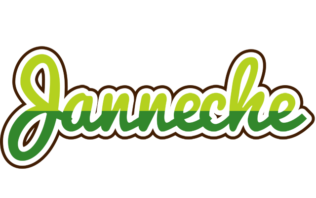 Janneche golfing logo
