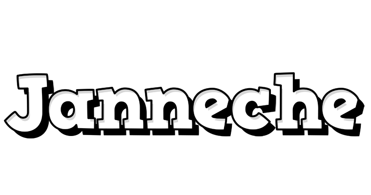 Janneche snowing logo