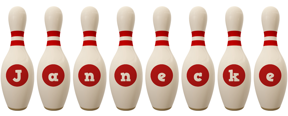 Jannecke bowling-pin logo