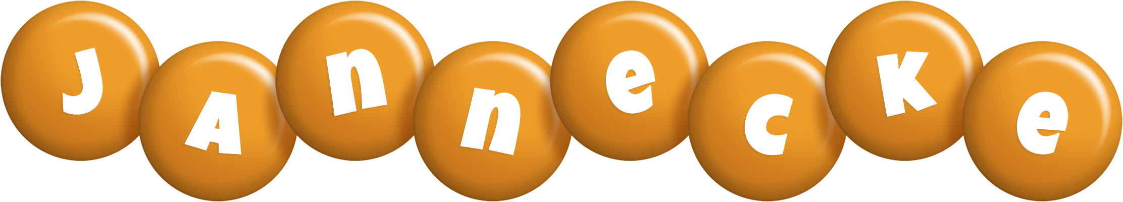 Jannecke candy-orange logo
