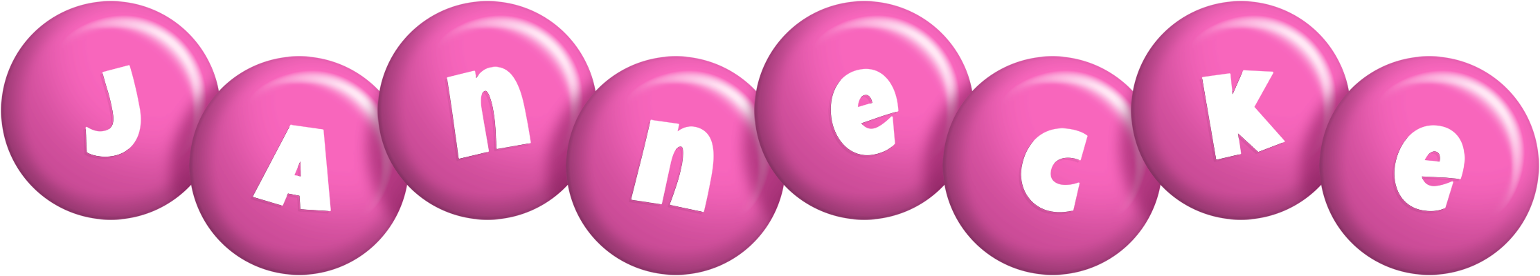 Jannecke candy-pink logo