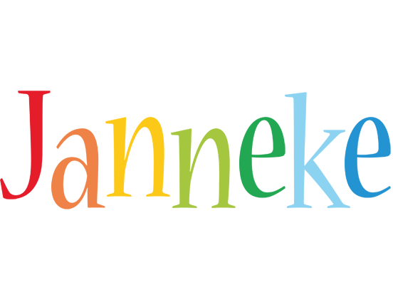 Janneke birthday logo