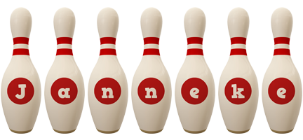 Janneke bowling-pin logo