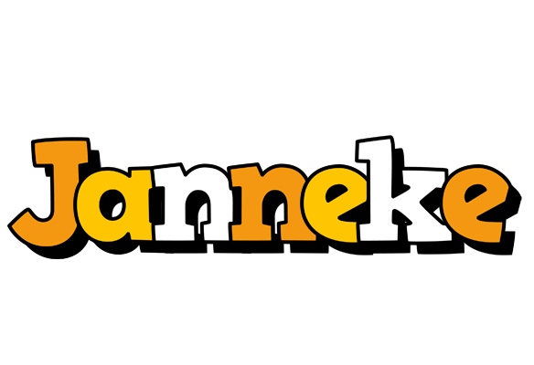 Janneke cartoon logo
