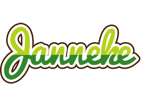 Janneke golfing logo