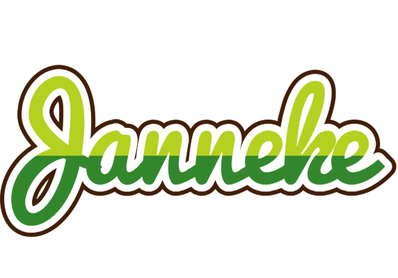Janneke golfing logo