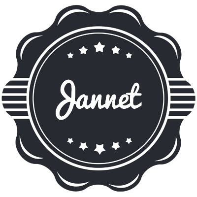 Jannet badge logo