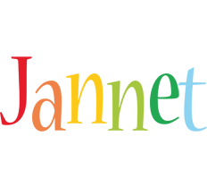 Jannet birthday logo