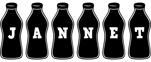 Jannet bottle logo