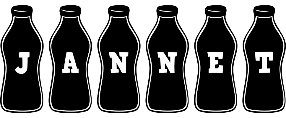 Jannet bottle logo