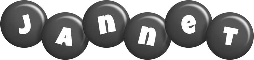 Jannet candy-black logo