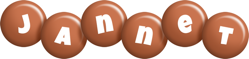 Jannet candy-brown logo