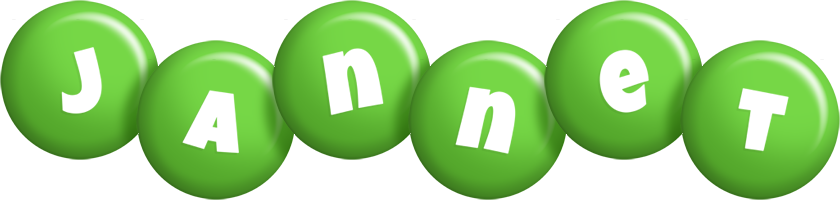 Jannet candy-green logo