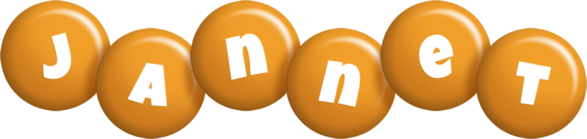Jannet candy-orange logo