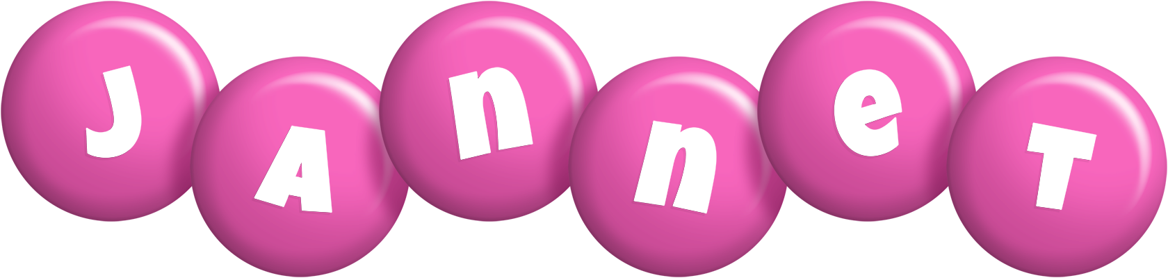 Jannet candy-pink logo