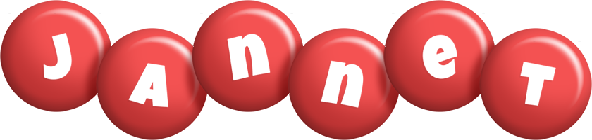 Jannet candy-red logo