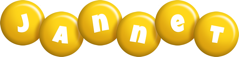 Jannet candy-yellow logo