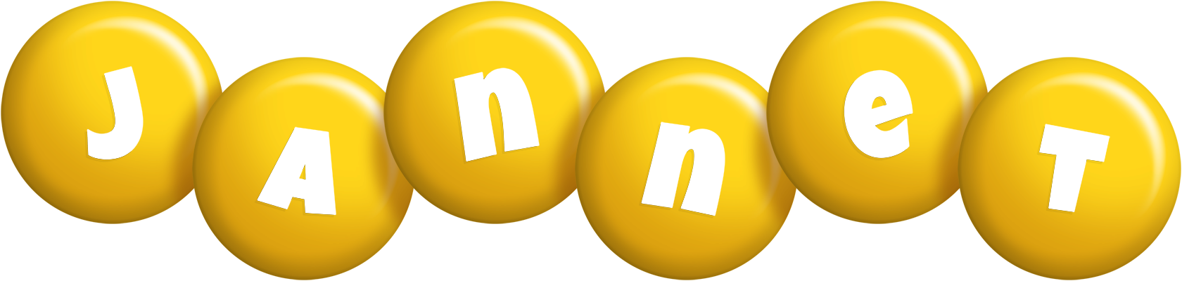 Jannet candy-yellow logo