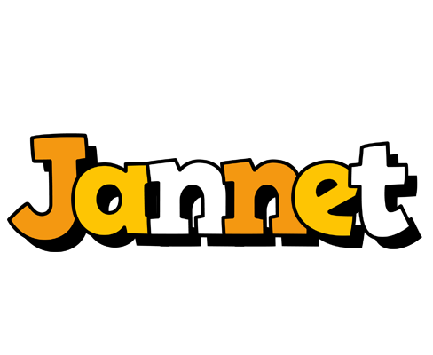 Jannet cartoon logo