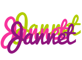 Jannet flowers logo