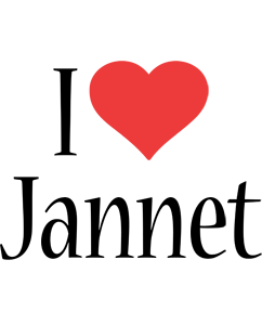 Jannet i-love logo